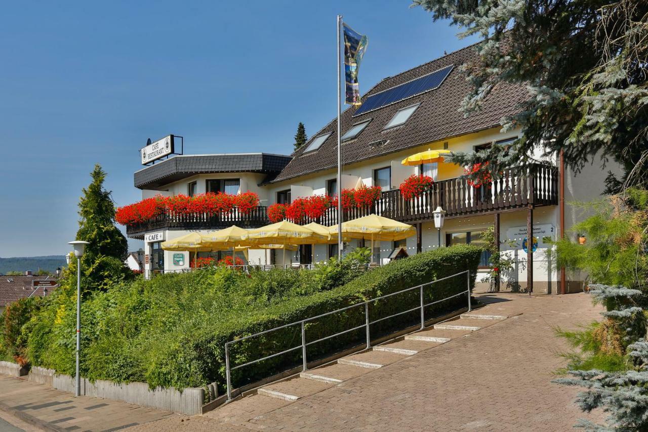 Themen Hotel Terrassen Cafe Bad Münder am Deister Esterno foto