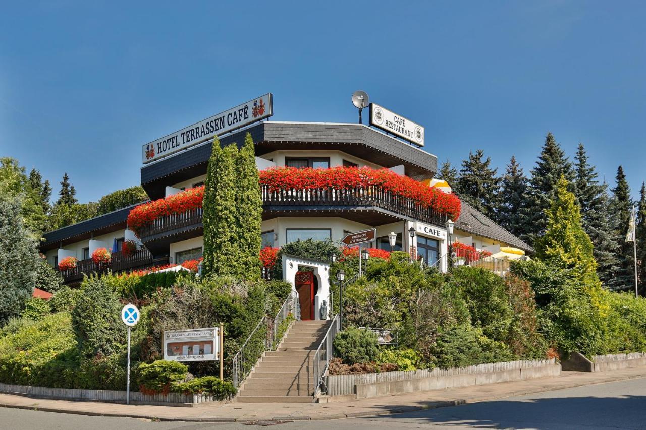 Themen Hotel Terrassen Cafe Bad Münder am Deister Esterno foto